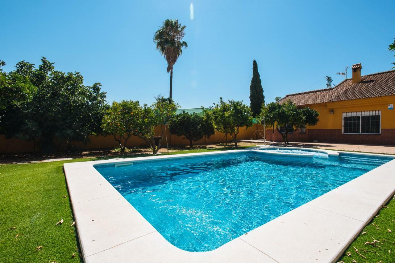 Villa Oasis Los Naranjos con jacuzzi 15 min Sevilla Almensilla Exterior foto